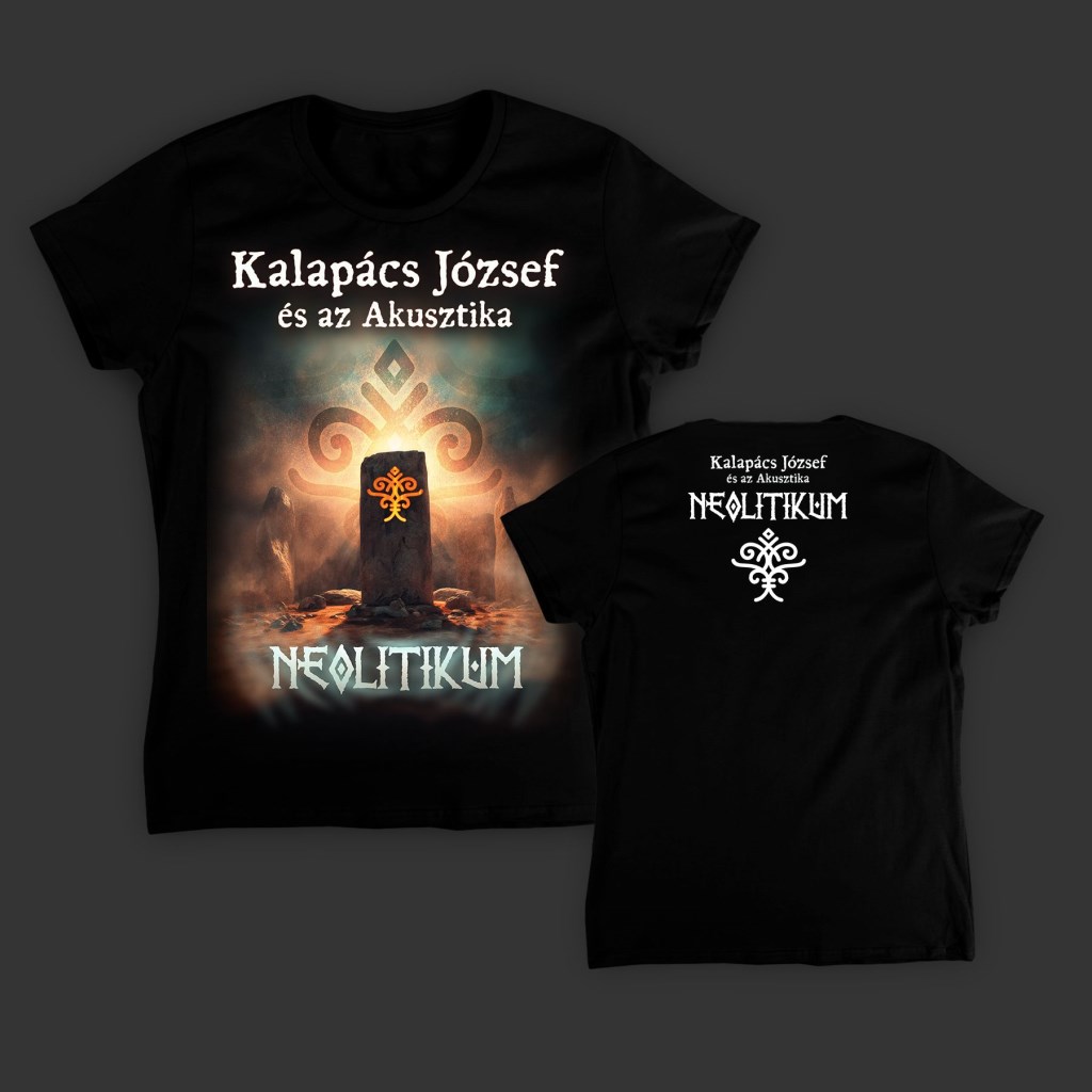 Kalapács József és az Akusztika: Neolitikum Borító Női Póló