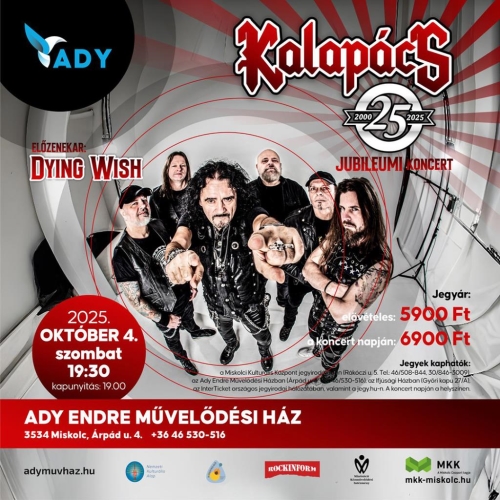 Miskolc - Kalapács, Dying Wish koncert