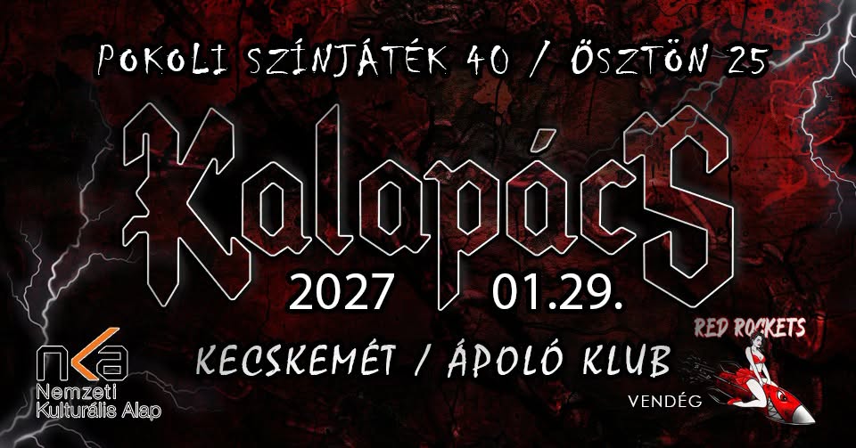 Kecskemét - Kalapács, Red Rockets koncert