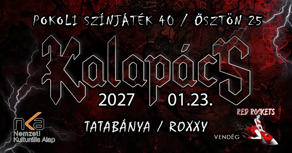 Tatabánya - Kalapács, Red Rockets koncert