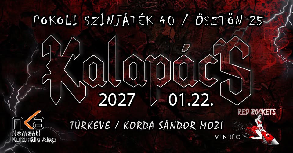 Túrkeve - Kalapács, Red Rockets Koncert
